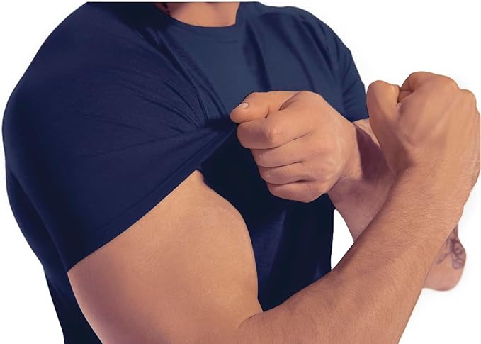 Men's 3pack Dry Fit Workout Gym Short Sleeve T Shirt Moisture Wicking Active Athletic Performance Running Shirts