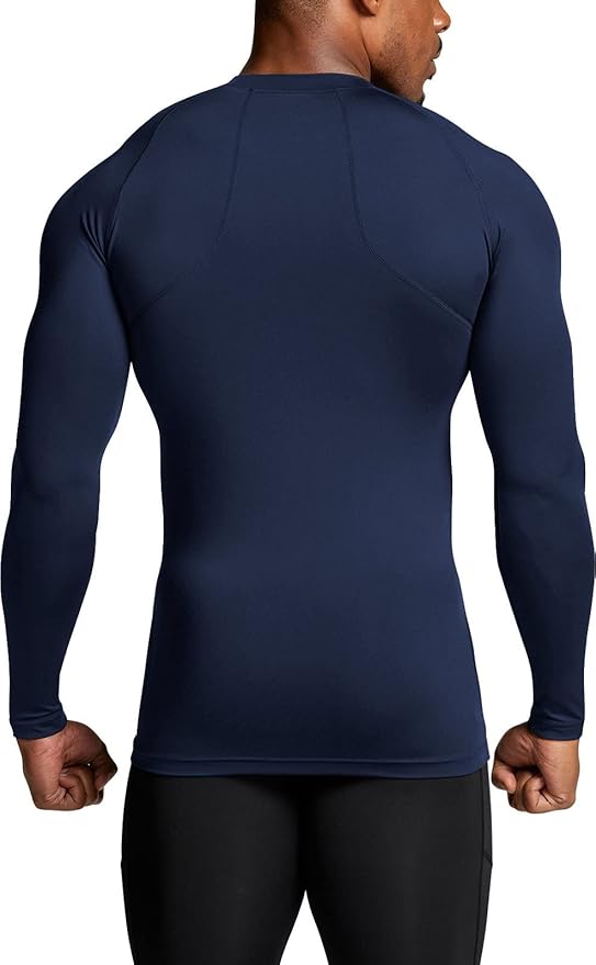 ATHLIO Men's UPF 50+ Long Sleeve Compression Shirts, Water Sports Rash Guard Base Layer, Athletic Workout Shirt