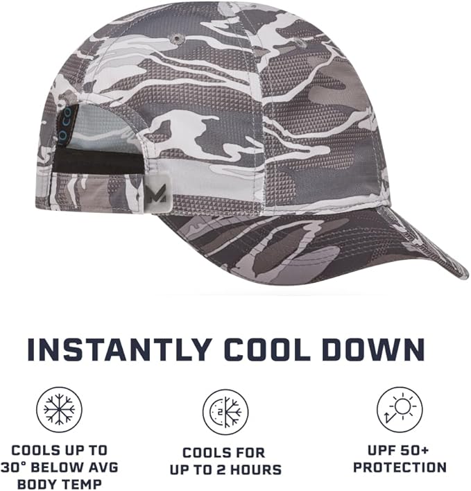 MISSION Cooling UPF Performance Hat - Unisex One Size Cap for Workouts, Golf & Running - Sweat & Water Activated Technology