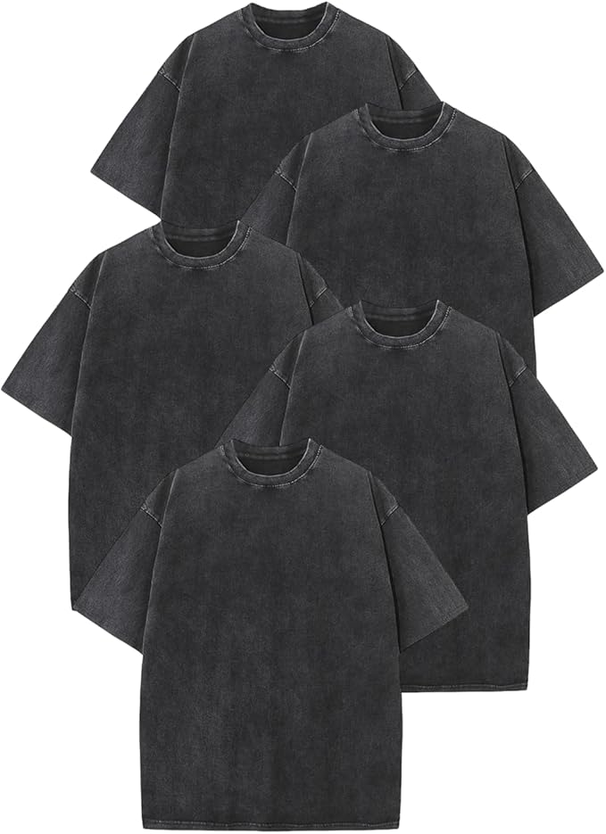 Workout T Shirts for Men Oversized Gym Loose Fit Tshirt Heavy Cotton Washed Vintage Faded Sleeping Tee Unisex Tops