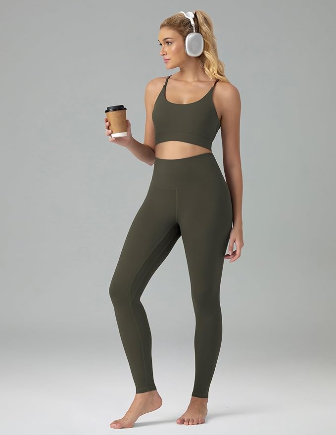 Colorfulkoala Women's Buttery Soft High Waisted Yoga Pants Full-Length Leggings