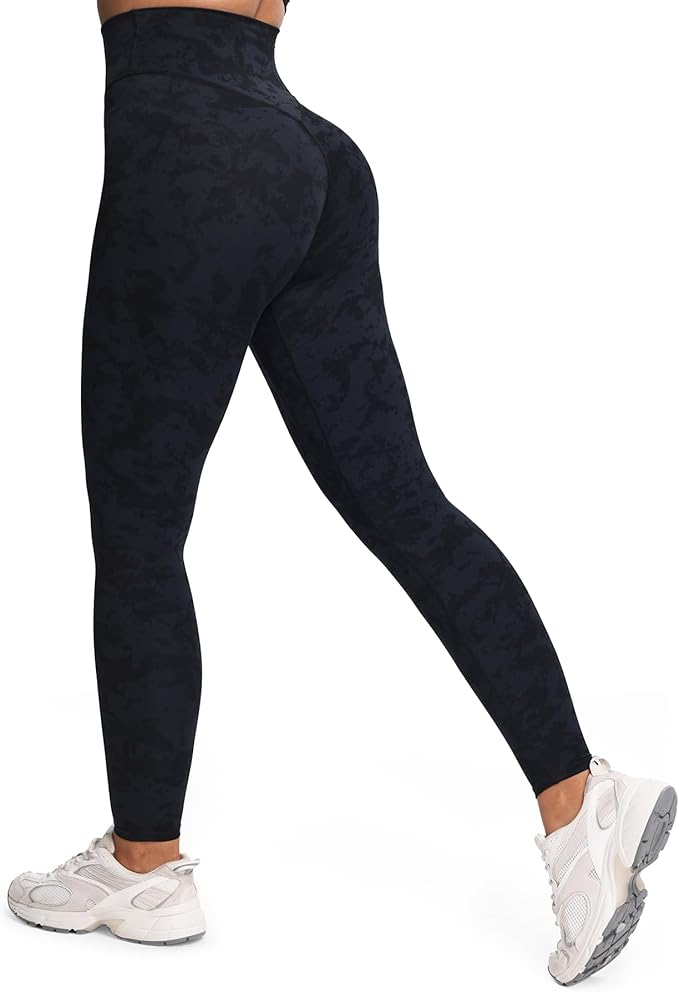 Aoxjox High Waisted Workout Leggings for Women Tummy Control Buttery Soft Yoga Metamorph Deep V Pants 26"