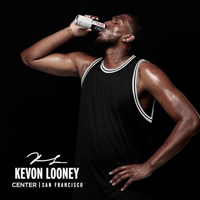 FITAID Recovery Blend, BCAAs, Vitamin B6, B12, Glucosamine, Electrolytes, 100% Clean, Paleo, B-Complex, Citrus Medley, No Sucralose, 12-oz. cans (Pack of 12)