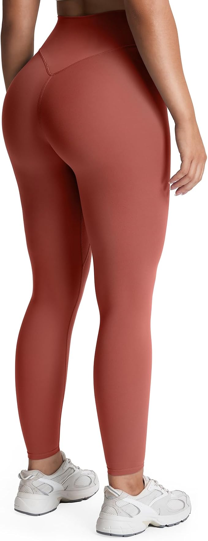 Aoxjox High Waisted Workout Leggings for Women Tummy Control Buttery Soft Yoga Metamorph Deep V Pants 26"