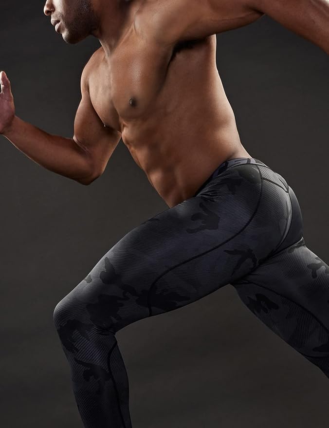 TSLA Men's Thermal Compression Pants, Athletic Sports Leggings & Running Tights, Wintergear Base Layer Bottoms