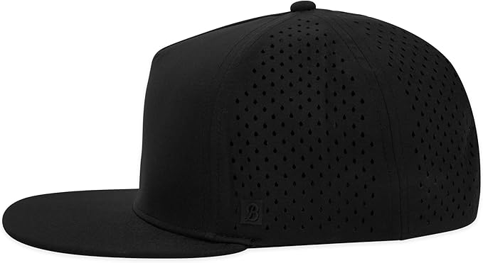 Riverside Snapback Hat | 5 Panel Blank Cap for Men & Women | Breathable & Lightweight | Outdoor | Flat Bill