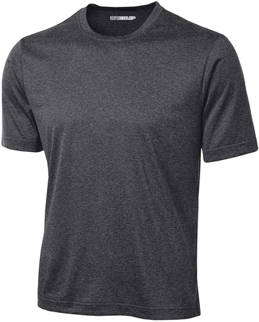 DRIEQUIP Men's Big & Tall Short Sleeve Moisture Wicking Athletic T-Shirts