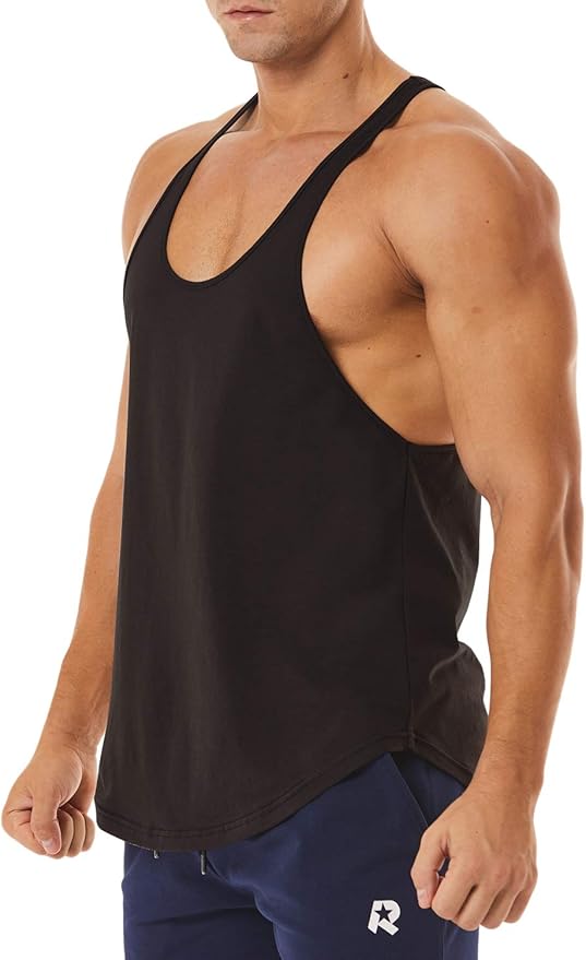 Men's Workout Quick Dry Soft Gym Bodybuilding Stringer Tank Tops
