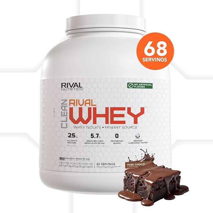 Naturally Flavored Rival Whey - Pure Chocolate - 5lb