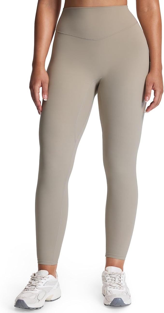 Aoxjox High Waisted Workout Leggings for Women Tummy Control Buttery Soft Yoga Metamorph Deep V Pants 26"