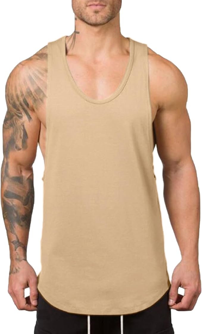 Muscle Killer Men's Muscle Gym Workout Stringer Tank Tops Bodybuilding Fitness T-Shirts 1/2/3 Pack