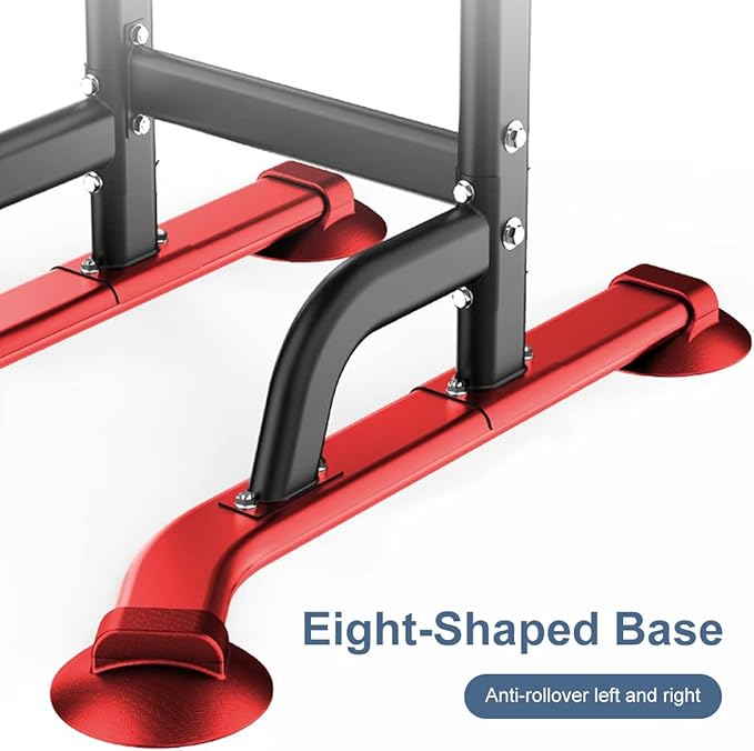 Power Tower Pull Up & Dip Station Multi-Function Home Strength Training Fitness Workout Station Height Adjustable