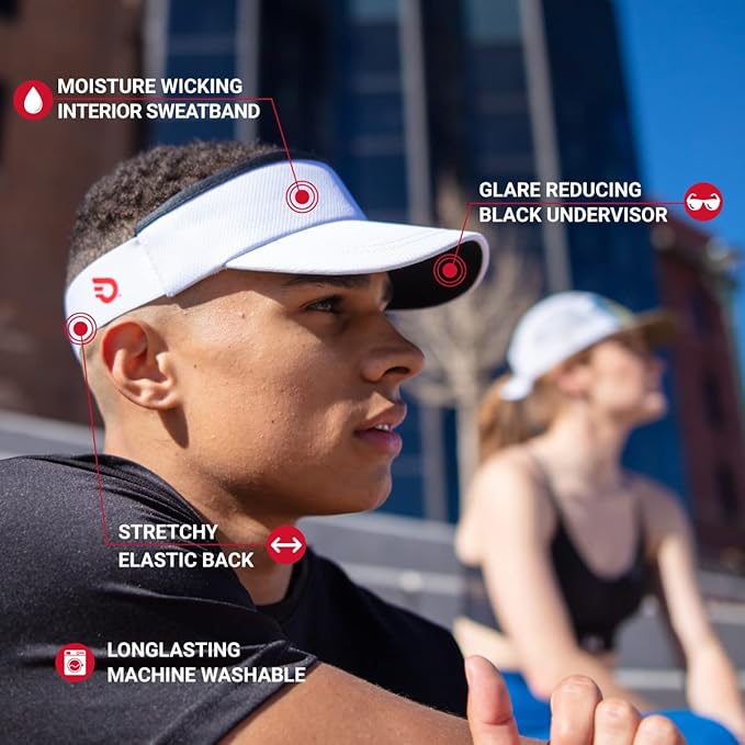 Headsweats Womens Lightweight Performance Running Sun Visor