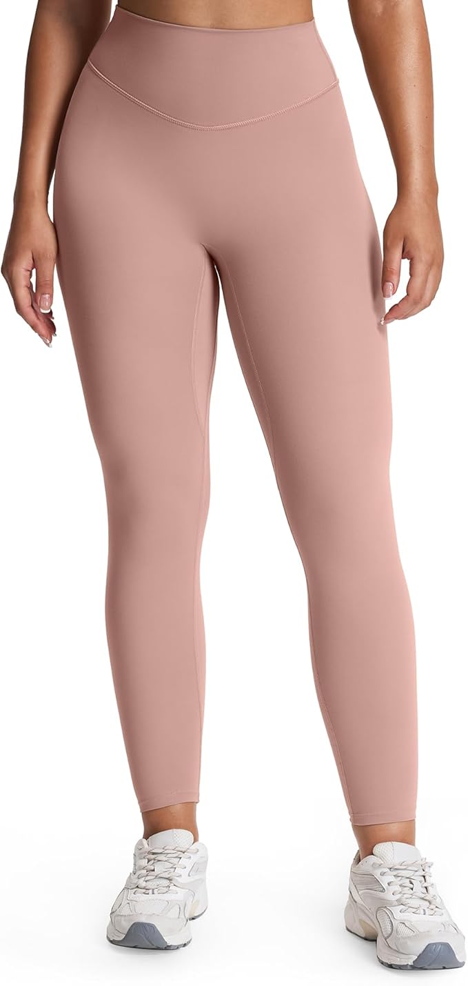 Aoxjox High Waisted Workout Leggings for Women Tummy Control Buttery Soft Yoga Metamorph Deep V Pants 26"