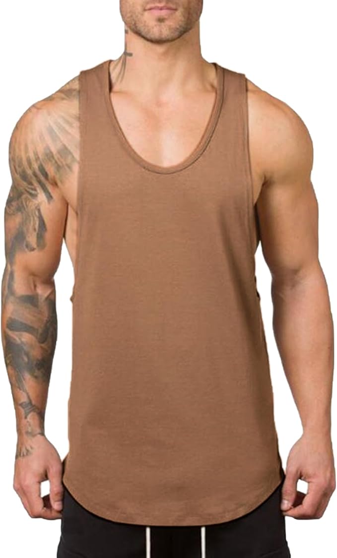 Muscle Killer Men's Muscle Gym Workout Stringer Tank Tops Bodybuilding Fitness T-Shirts 1/2/3 Pack