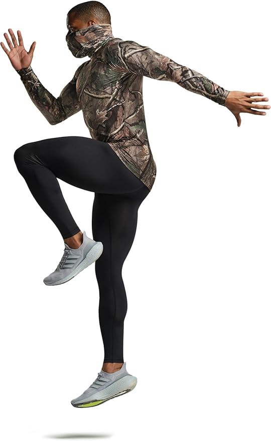 TSLA Men's Thermal Long Sleeve Compression Shirts, Mock/Turtleneck Winter Sports Running Base Layer Top