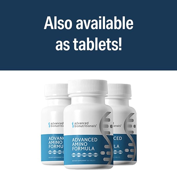 Advanced Bionutritionals – Advanced Amino Powder, Amino Acid Supplement, Build Muscle, Post Workout Recovery, Energy,Non-GMO, Gluten Free, Dairy Free, Vegan (30 Servings)