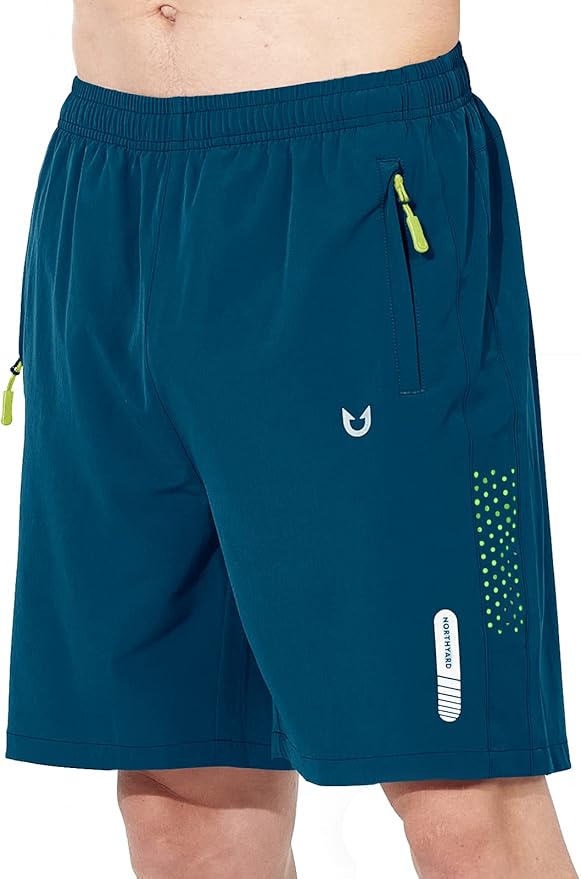 NORTHYARD Men's Athletic Running Shorts Quick Dry Workout Shorts 7"/ 5"/ 9" Lightweight Sports Gym Basketball Tennis Hiking