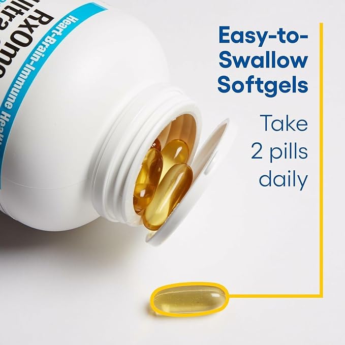 Natural Factors RxOmega-3 Ultra Strength - Dietary Supplement for Brain & Heart Health Support - Eye Health Supplement with EPA & DHA - Supplement with Omega-3 Fatty Acids - 150 Softgels (75 Servings)