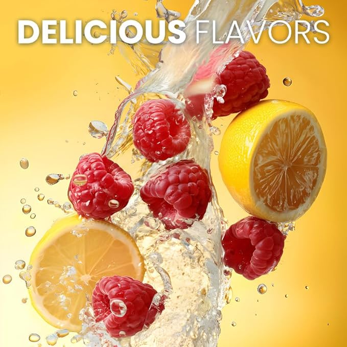 Keto Vitals Electrolytes Powder - Sugar Free Keto Electrolytes Powder with Potassium, Magnesium, Sodium, & Calcium - No Sugar Electrolyte Drink Mix & Hydration Powder, 60 Servings, Raspberry Lemonade