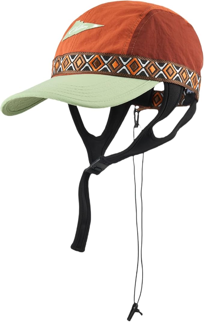 Vintage American-Style Sports Sunscreen Baseball Cap,Outdoor Camping Sunshade Waterproof and Non-Slip Surfing Hat Water Sport