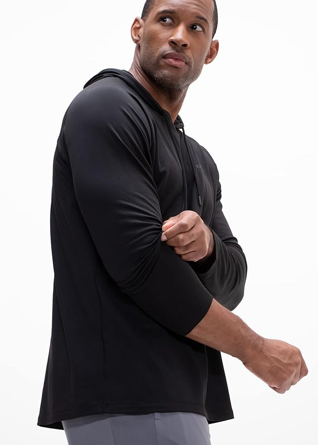 DEVOPS 2 Pack Men's Thermal Turtle Mock Neck Shirts, Compression Long Sleeve Tops and Hoodies