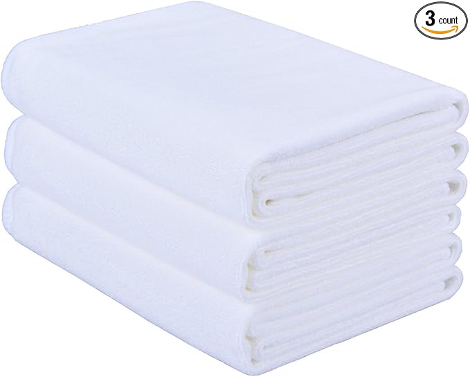 HOPESHINE Gyms Towels for Men & Women Microfiber Exercise Fitness Home Absorbent Sweat Yoga Towels Sports Towels Soft Fast Drying 16inch x32inch 3-Pack