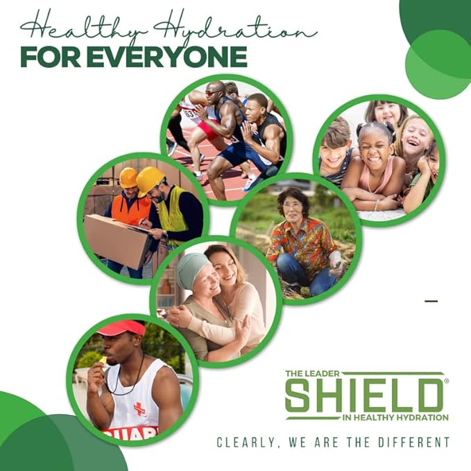 SHIELD Zero | Sugar-Free Electrolyte Replenisher Powder Packets | Natural Ingredients| Clean & Clear with no Dyes and No Artificial Sweeteners | Electrolyte Replenisher | Sugar Free Electrolyte Drink
