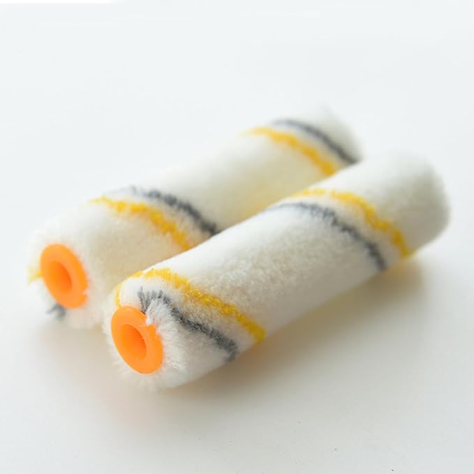 King Origin 10-Pack Paint Roller 4 Inch, 1/2" Nap, Small Paint Roller Covers, Lint Free Paint Roller Refills for Walls, Trim, and Home Painting Projects