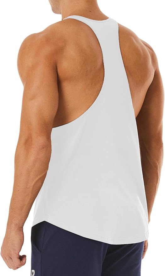 Men's Workout Quick Dry Soft Gym Bodybuilding Stringer Tank Tops