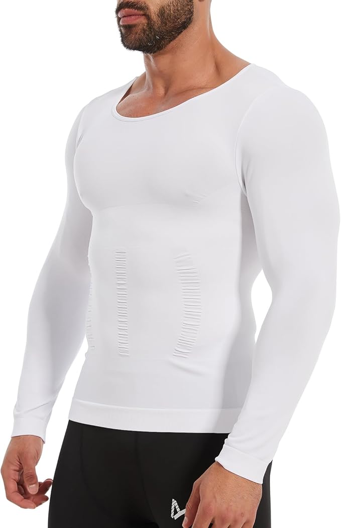 Gynecomastia Compression Shirt Men, Slimming Undershirt Compression Tank Top Mens Shapewear Body Shaper