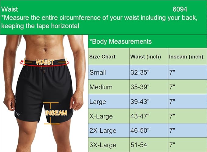 NELEUS Men's 2 in 1 Running Shorts with Liner,Dry Fit Workout Shorts with Pockets