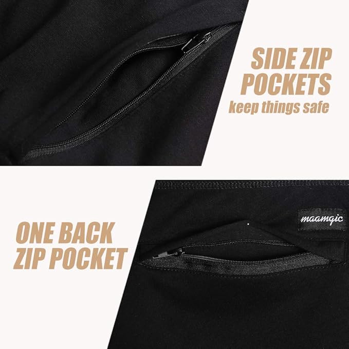 maamgic Mens Athletic Gym Shorts 5.5" Elastic Waist Casual Pajama Pocket Jogger Men Workout Short Pants