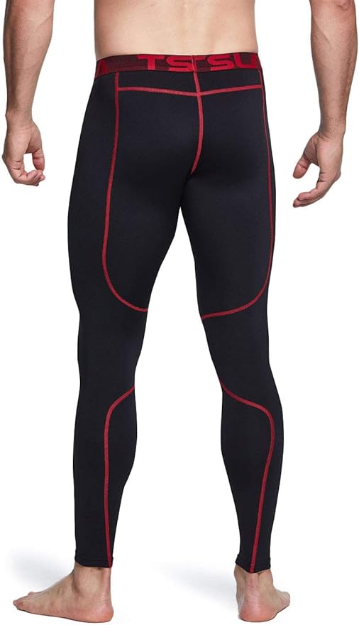 TSLA Men's Thermal Compression Pants, Athletic Sports Leggings & Running Tights, Wintergear Base Layer Bottoms