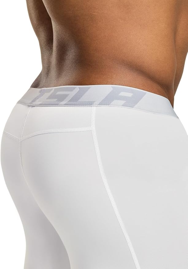 TSLA Men's Thermal Compression Pants, Athletic Sports Leggings & Running Tights, Wintergear Base Layer Bottoms