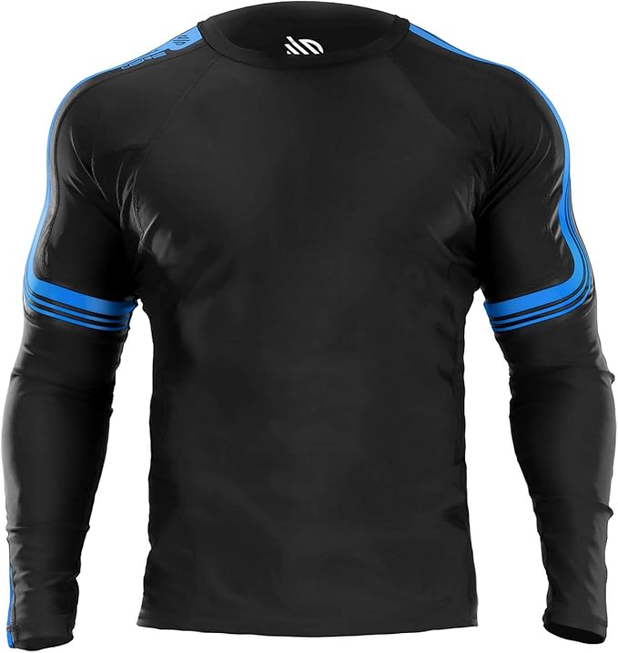 Sanabul Core Long Sleeve Jiu Jitsu Rash Guard MMA BJJ Wrestling Shirt Grappling