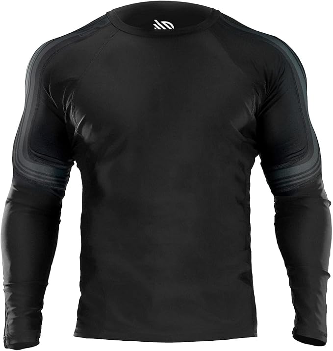 Sanabul Core Long Sleeve Jiu Jitsu Rash Guard MMA BJJ Wrestling Shirt Grappling