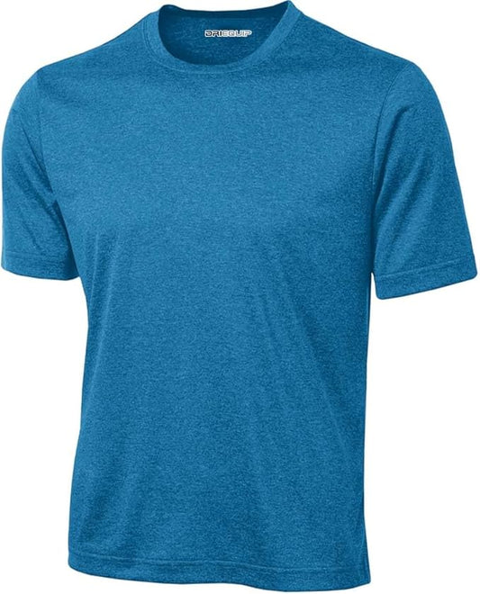 DRIEQUIP Men's Big & Tall Short Sleeve Moisture Wicking Athletic T-Shirts