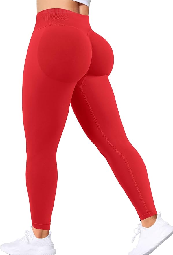 Scrunch Butt Lifting Leggings for Women Gym Seamless Workout Leggings Mid Low Waist Tummy Control Yoga Pants