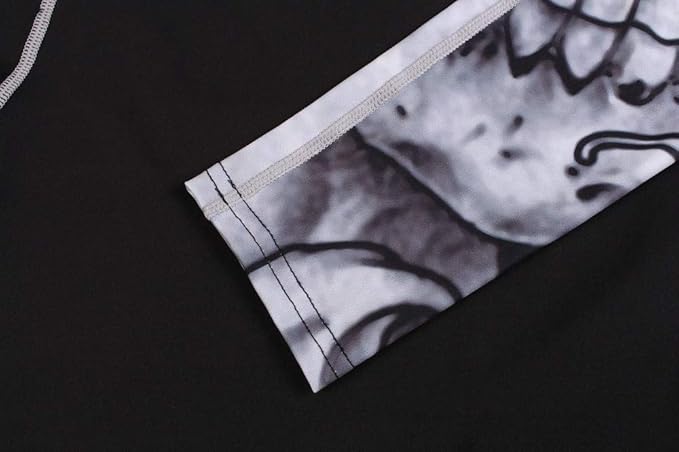 Men's Soft Fit Long Sleeve Workout Rashguard Cool Dry Compression Fitness Shirt