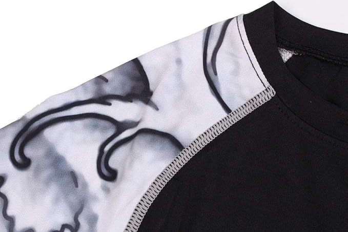 Men's Soft Fit Long Sleeve Workout Rashguard Cool Dry Compression Fitness Shirt