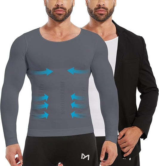 Gynecomastia Compression Shirt Men, Slimming Undershirt Compression Tank Top Mens Shapewear Body Shaper