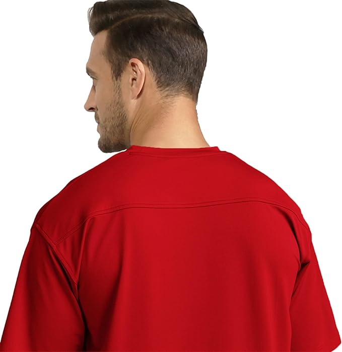 Men's Oversized Workout T-Shirts Lightweight Quick Dry Short Sleeve Tshirts Crew Neck Loose Fit Athletic Tops