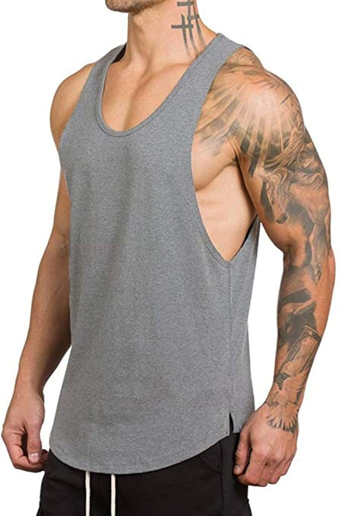 Muscle Killer Men's Muscle Gym Workout Stringer Tank Tops Bodybuilding Fitness T-Shirts 1/2/3 Pack