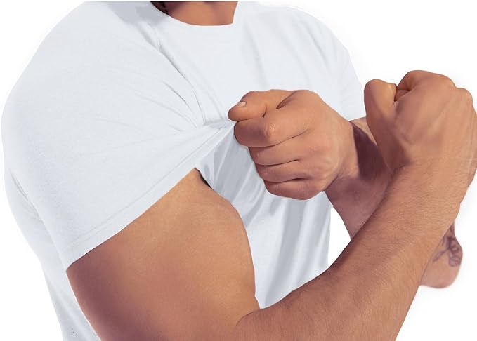 Men's 3pack Dry Fit Workout Gym Short Sleeve T Shirt Moisture Wicking Active Athletic Performance Running Shirts