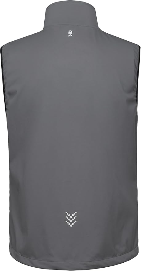 Little Donkey Andy Men's Lightweight Softshell Vest Windproof Sleeveless Jacket for Travel Hiking Running Golf