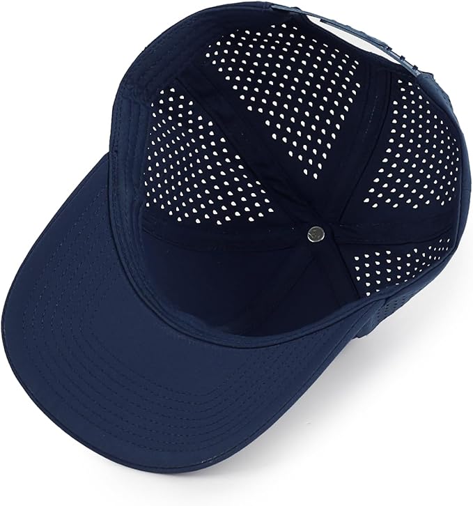 Quick Dry Baseball Cap Curved Brim Snapback Hat Laser Cut Mesh Ball Cap Golf Ball Cap for Men Women