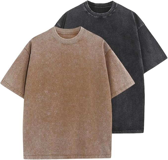 Workout T Shirts for Men Oversized Gym Loose Fit Tshirt Heavy Cotton Washed Vintage Faded Sleeping Tee Unisex Tops