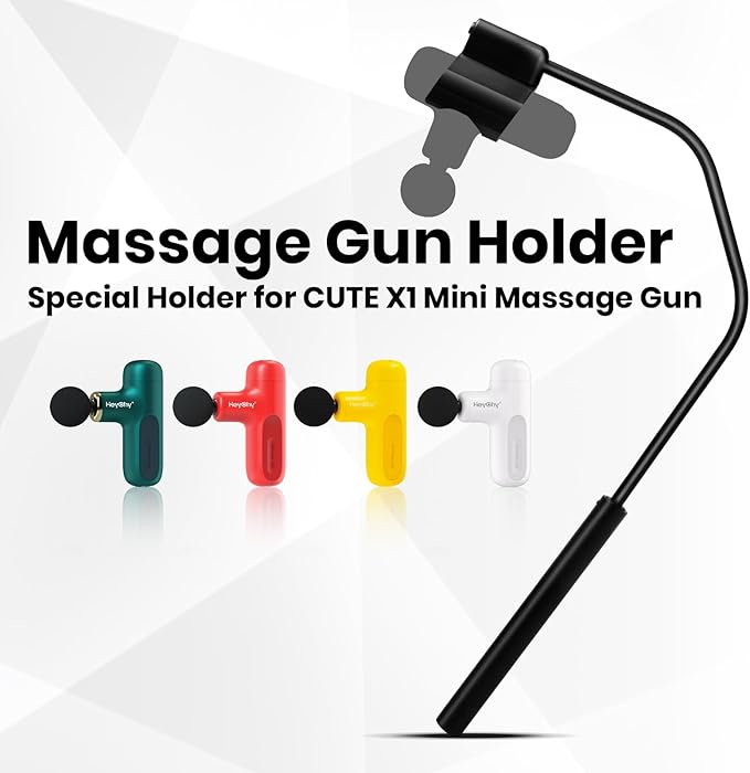 Massage Gun Holder for Back, Compatible with Most Super Mini Massage Guns, for Hard to Reach Areas(Works with Cute X1)