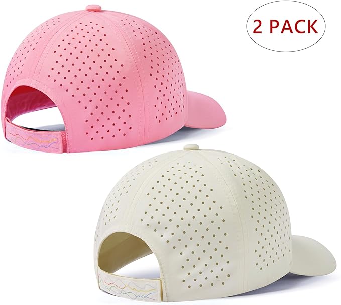 UPF 50+ Performance Water Resistant Baseball Cap Lightweight Breathable Hat Golf Running Boat Hiking for Men Women